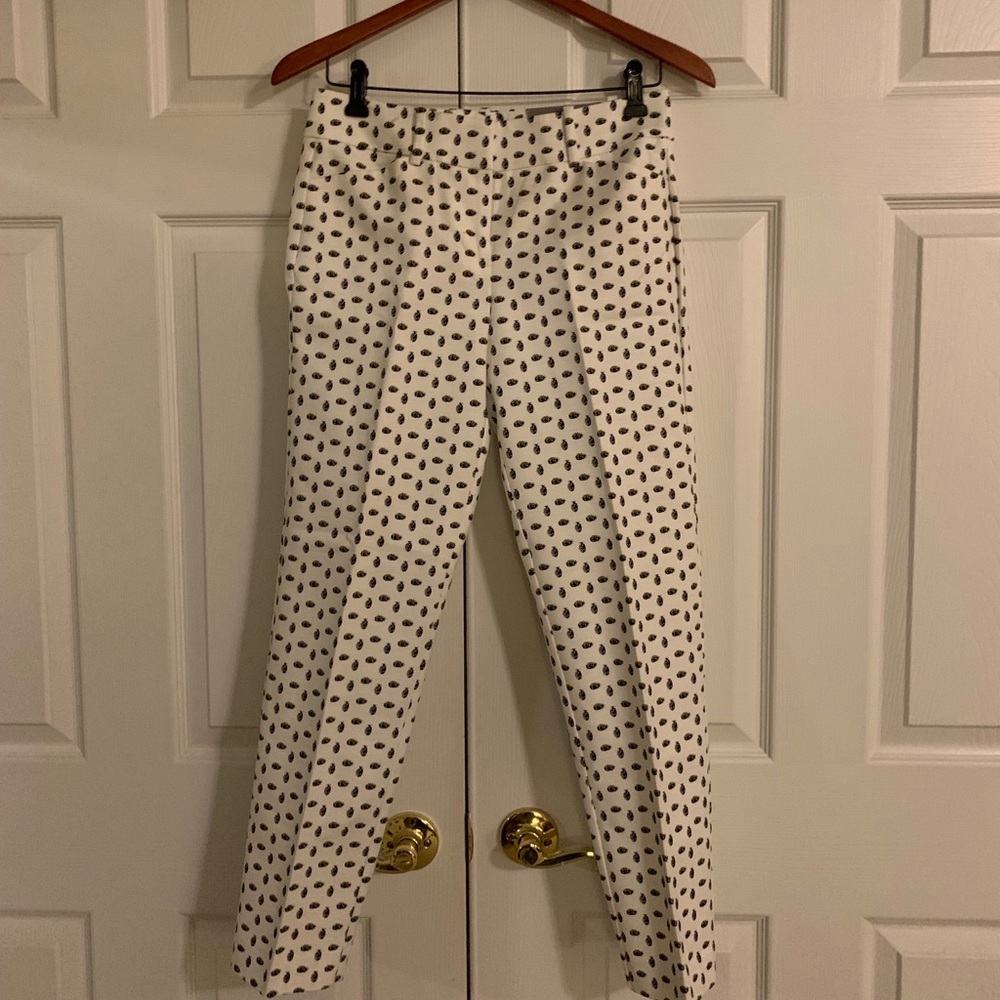 Ann Taylor Summer Pants w/ Pineapples - NWT